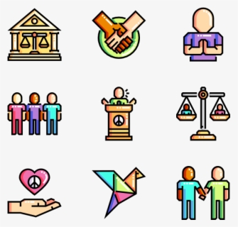 Peace & Humanrights - Human Right Icon Color , Free Transparent Clipart ...