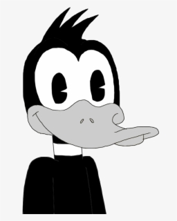 Daffy Duck Logo Black And White - Daffy Duck Mickey Mouse Donald Duck ...