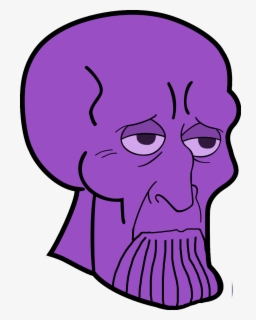 Smile Transparent Thanos Face Png