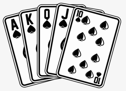 Playing Cards Collection Of Free Gambling Clipart Deck - Royal Flush ...