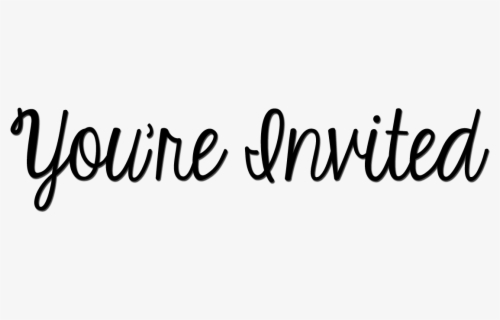Free You Re Invited Clip Art with No Background - ClipartKey