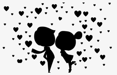 Featured image of post Cute Cartoon Couple Black And White The twist dancers isolated on white