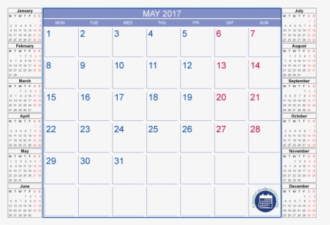 Free May Calendar Clip Art with No Background - ClipartKey
