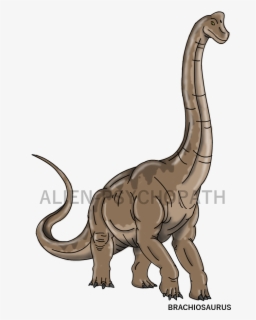 Jurassic Park Female Brachiosaurus - Jurassic Park Dinosaur Drawing ...