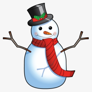 Transparent Snowman Clipart Png - Snowman With Twig Arms , Free 