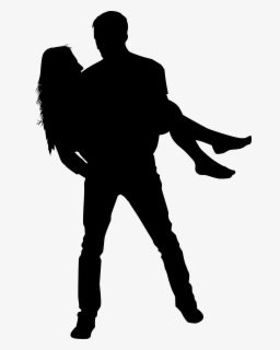 Transparent Man Woman Clipart - Man And Woman Silhouette Png , Free ...