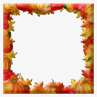 Transparent October Border Clipart - Fall Leaves Powerpoint Background ...