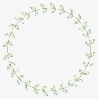 #leaves #circle #frame #green - Green Leaf Circle Png , Free ...