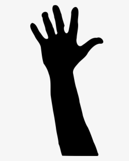 Hand Reaching Up Silhouette , Free Transparent Clipart - ClipartKey