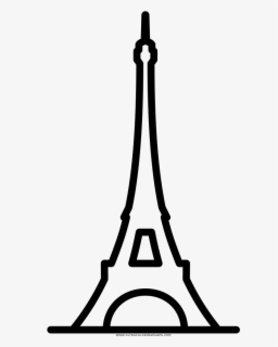 Eiffel Tower Coloring Page - Eiffel Tower Icon Png , Free Transparent ...