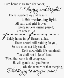 Funeral Poems Transparent , Free Transparent Clipart - ClipartKey