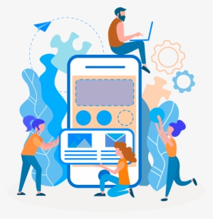Hybrid Development - Mobile Apps Development Icon Png , Free ...