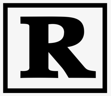 Library Clipart Letra R - Rated R , Free Transparent Clipart - ClipartKey