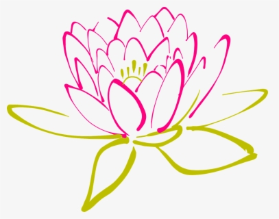 Yellow Lotus Flower Cartoon , Free Transparent Clipart - ClipartKey