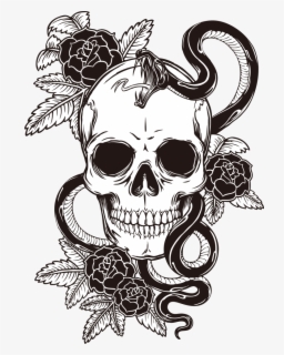 T Shirt Tattoo Print Skull Sleeve Hd Image Free Png Roblox - tattoo roblox muscle t shirt