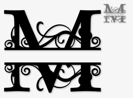 B Split Monogram Sds B Split Monogram Split Monogram B Svg Free Transparent Clipart Clipartkey