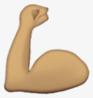 Emoji Arm Biceps Strong Flexing Muscle Emoji Png Clipart - Biceps ...