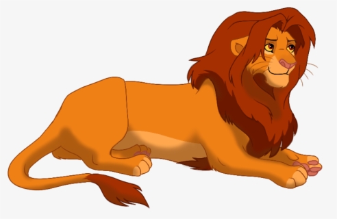 Transparent Lion King Clipart Black And White - Simba Lion King Drawing ...