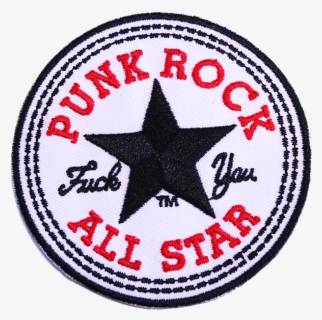 Punk Rock All Star Patch - Punk Rock Symbols Transparent , Free ...