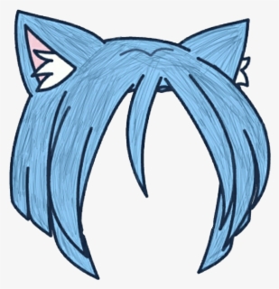 Ibispaintx Cat Blue Shade Gacha Hair Hashtag Gacha Life
