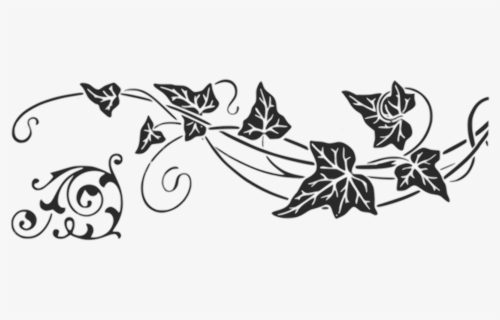 Free Vine Black And White Clip Art with No Background - ClipartKey