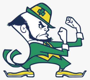 Notre Dame Mascot Clipart Notre Dame Fighting Irish Free Transparent Clipart Clipartkey