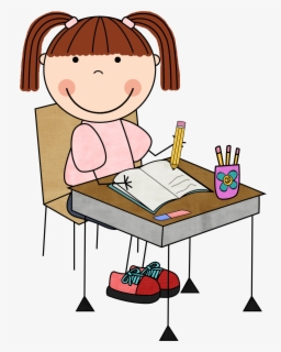 Student Writing At Desk Png - Work On Writing Clipart , Free 