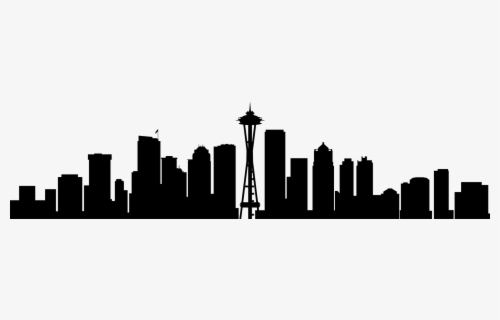 Seattle Skyline Silhouette Png , Free Transparent Clipart - ClipartKey