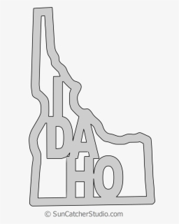 Clip Art Map Printable State Shape - Line Art , Free Transparent ...