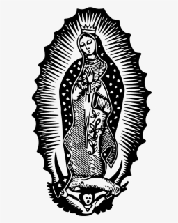 Transparent Virgin Mary Png - Our Lady Of Guadalupe Drawing , Free ...