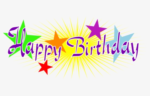 Birthday Clipart Word - Happy Birthday Hi Res , Free Transparent ...