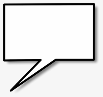 Talk Bubble Png - Square Speech Bubble White , Free Transparent Clipart ...