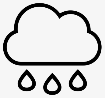 Cloud Clipart Black And White Thunderstorm Cloud Rain Thunder And Lightning Drawing Free Transparent Clipart Clipartkey