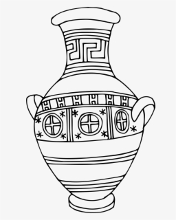 Vase 10 Line Drawing - Design Vase Drawing , Free Transparent Clipart ...