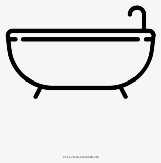 Bath Coloring Page - Colouring Images Of Tub , Free Transparent Clipart ...