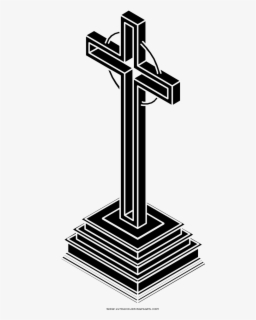 Celtic Cross Coloring Page - Cross , Free Transparent Clipart - ClipartKey