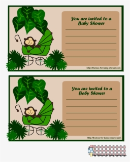 Free Printable Monkey Baby Shower Invitations - Baby Shower Invitations ...