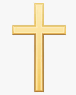 Cross Clip Art Image - Transparent Background Gold Cross Png , Free ...