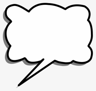 Speech Bubble Cloud Transparent - Speech Balloon Png Transparent , Free ...